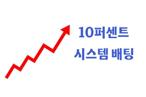 10퍼센트 시스템 배팅